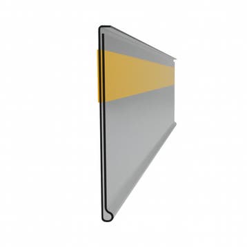 100cm Zelfklevende Prijsrail / Scanrail - Hoogte: 55 mm...., Zakelijke goederen, Kantoor en Winkelinrichting | Winkel en Inventaris