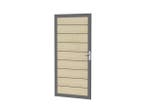 Veiling - Aluminium tuindeur - houtlook eik - 183x93 cm, Tuin en Terras, Schuttingen, Nieuw