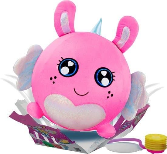 Biggies Rabbit roze - Opblaasbare pluchen Knuffel, Kinderen en Baby's, Speelgoed | Knuffels en Pluche, Nieuw, Ophalen of Verzenden