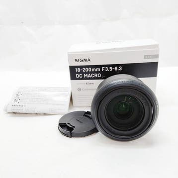Sigma 18-200mm F3.5-6.3 DC MACRO Cameralens, Nieuw