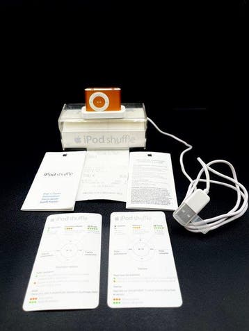 Apple - iPod shuffle 1GB Orange (A1204) Original Receipt., Nieuw