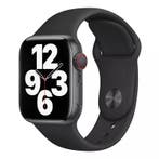 Apple Watch Siliconen Bandje Zwart 49/46/45/44mm, Ophalen of Verzenden, Nieuw
