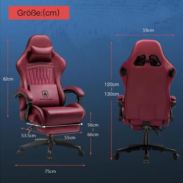 Ergonomische Bureaustoel -  Office Chair - Gamestoel - Volwa, Verzenden, Zo goed als nieuw