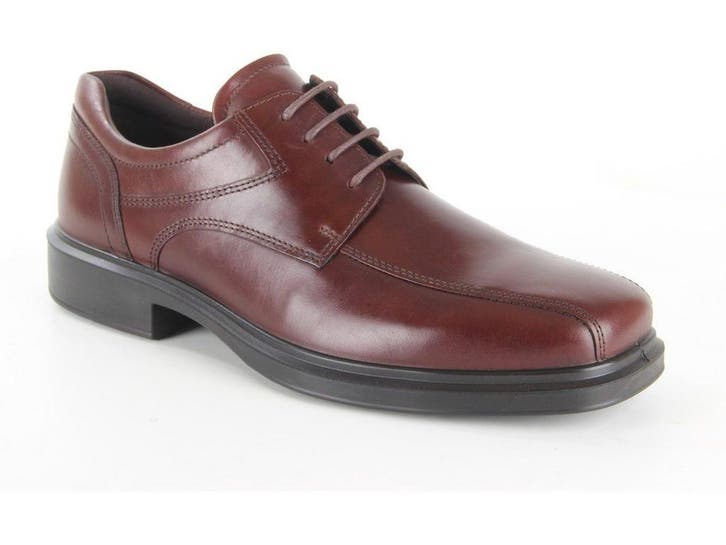 Ecco Helsinki 2 - Gekleed Laag - Maat 41 - Donkerbruin, Kleding | Heren, Overige Herenkleding, Zo goed als nieuw, Verzenden