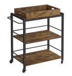 Industriële Serveerwagen met Dienblad en 3 Lagen, Verzenden, Nieuw