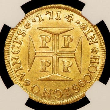 Portugal. D. João V (1706-1750). Moeda (4.800 Reis) 1714 -