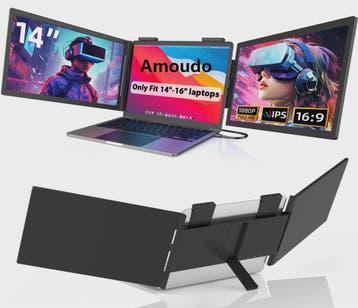 Draagbare Triple Monitor 14 Inch FHD IPS 60Hz met USB-C voor, Computers en Software, Verzenden, Nieuw