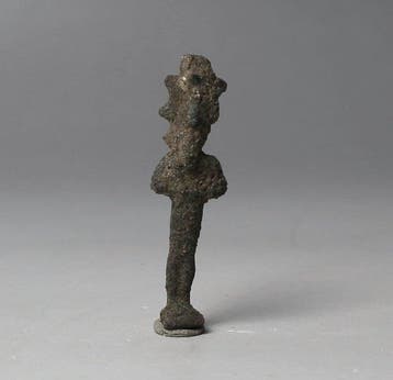 Oude Egypte, late periode Brons Osiris-statuet (Zonder