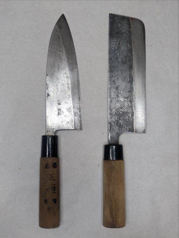 Keukenmes - Staal, Hout - Japan - Made in Japan: