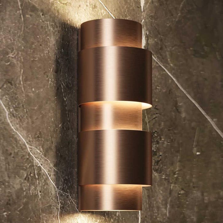 Wandlamp Martens & Meijer Sofia 26x10 Cm Rond Geborsteld, Doe-het-zelf en Verbouw, Sanitair, Bad, Nieuw, Ophalen of Verzenden