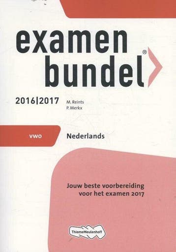 Examenbundel vwo Nederlands 2016/2017 - Reints, Verzenden, Gelezen
