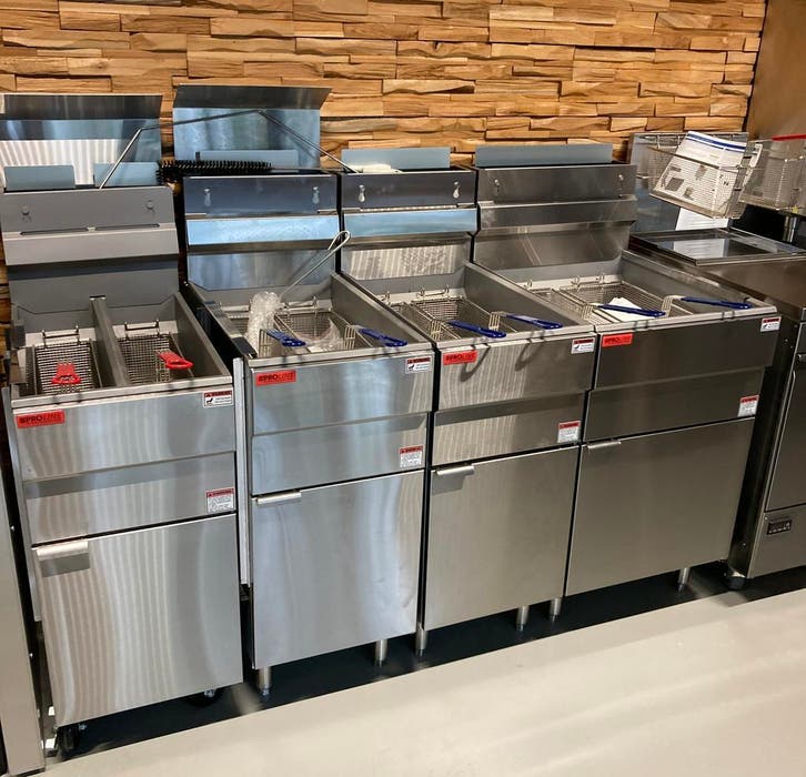 Gasfriteuse Amerikaanse high power friteuse frituur frietpan, Zakelijke goederen, Horeca | Keukenapparatuur, Nieuw in verpakking