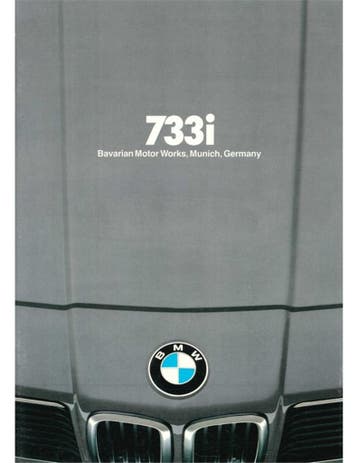 1980 BMW 7 SERIE BROCHURE ENGELS (USA), Nieuw, BMW, Author