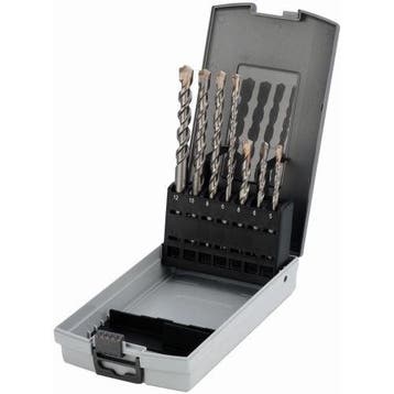 Cimco SDS-Plus boren assortiment 7-delig in klembox, Ophalen of Verzenden, Nieuw