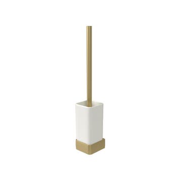 Toiletborstelset Haceka Aline Gold 41,4 cm Aluminium Mat, Ophalen of Verzenden, Nieuw