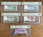 Duitsland, Democratische Republiek (DDR). - 5 Banknotes -, Postzegels en Munten, Bankbiljetten | Europa | Niet-Eurobiljetten