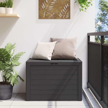 vidaXL Tuinbox 78x44x55 cm antraciet, Verzenden, Nieuw