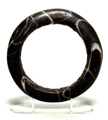 Neolithisch of Dogon Geaderd marmer Armband (Zonder