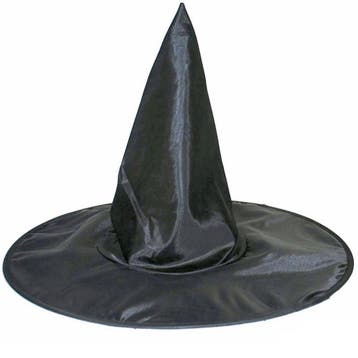Heksenhoed zwart 35 cm kind, Hobby en Vrije tijd, Verzenden, Nieuw