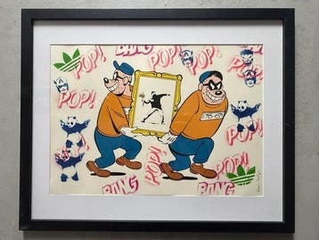 Koen Betjes (1992) - Beagle Boys stealing Banksy, Antiek en Kunst