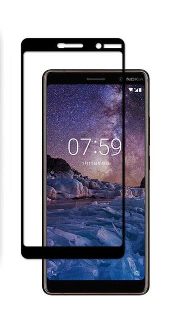 Nokia 7 Plus Full Cover Full Glue Tempered Glass Protector, Ophalen of Verzenden, Nieuw