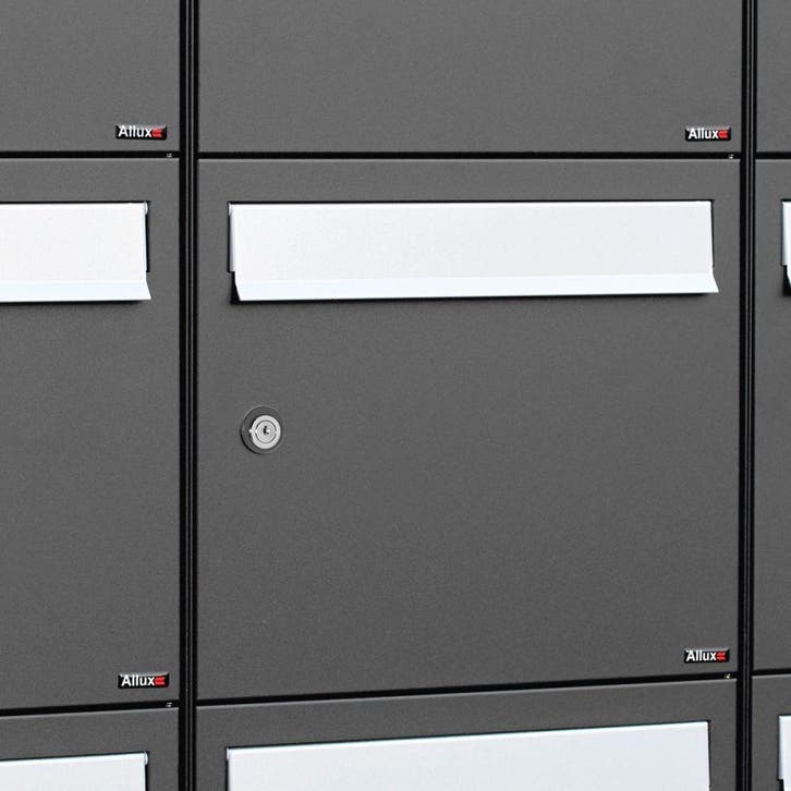 Postkastsysteem Allux Flow - antraciet, Tuin en Terras, Brievenbussen, Nieuw, Verzenden