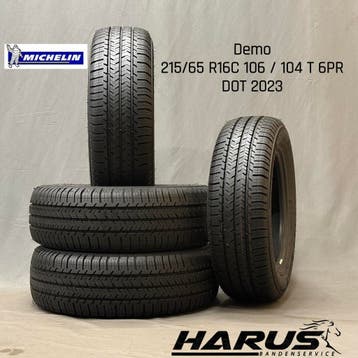 215/65/16C 106/104T Michelin zomerbanden demo 4X, 16 inch, Ophalen of Verzenden, Band(en), Zomerbanden