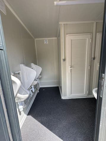 Sanitair Gebouw man vrouw | Sanitaire Unit, Ophalen of Verzenden, Nieuw, Toilet