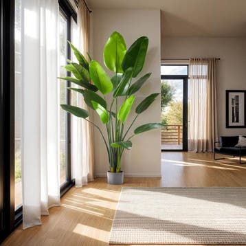 Kunst paradijsvogelboom Tropic, natuurgetrouw - 180 cm, Huis en Inrichting, Kamerplanten, Verzenden