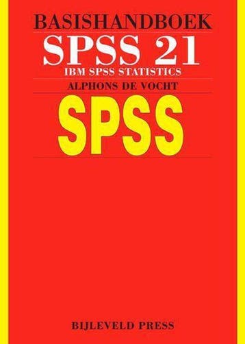 9789055482337 Basishandboek SPSS 21 | Tweedehands, Verzenden, Zo goed als nieuw, Alphons de Vocht