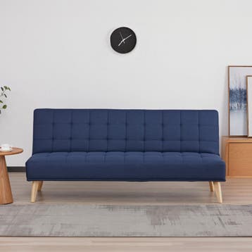 Slaapbank Pukkila 180x86x81 cm Textiel [en.casa], Verzenden, Nieuw