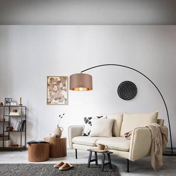 LED Vloerlamp - Trion Yavas - E27 Fitting - Voetschakelaar -, Huis en Inrichting, Ophalen of Verzenden, Nieuw, Metaal, Overige fittingen