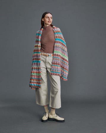 Breipatroon Sjaal Alana - kleurrijk model van Lang Yarns H, Ophalen of Verzenden, Nieuw