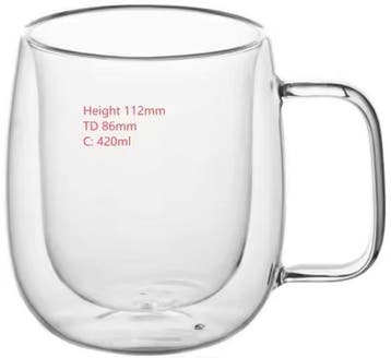 Dubbelwandige Glazen – Koffieglazen, Nieuw