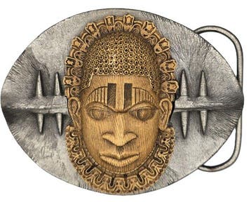 Tribe Mask Buckle/Gesp, Kleding | Heren, Riemen en Ceinturen, Verzenden, Nieuw