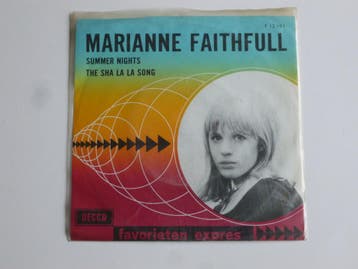 Marianne Faithfull - Summer Nights (vinyl single), Ophalen of Verzenden, Zo goed als nieuw