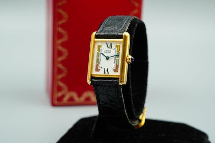 Cartier - Must de Cartier Tank - 5057001 - Dames - 1990-1999, Sieraden, Tassen en Uiterlijk, Horloges | Heren