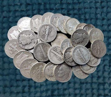 Verenigde Staten. 5 Kennedy 1/2 $ Unc., 2 Franklin 1/2 $, 8