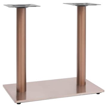 vidaXL Bistrotafelpoot 70x40x72 cm roestvrij staal, Verzenden, Nieuw