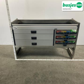 Aluca bedrijfswageninrichting 1500x529x950mm (3164), Ophalen of Verzenden