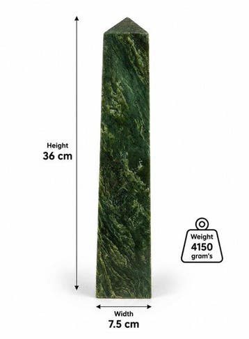 Nefriet toren - Hoogte: 36 cm - Breedte: 7.5 cm- 4150 g -