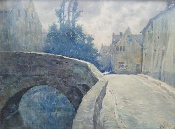 Leopold Muller (1879-1961) - Brugge - de Vlamingbrug