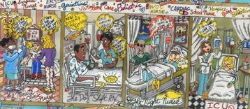 Charles Fazzino (1955) - Nurses Have Heart, Antiek en Kunst