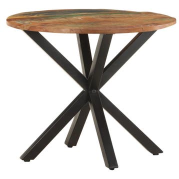 vidaXL Bijzettafel 68x68x56 cm massief gerecycled hout, Verzenden, Nieuw, Hout, 45 tot 60 cm