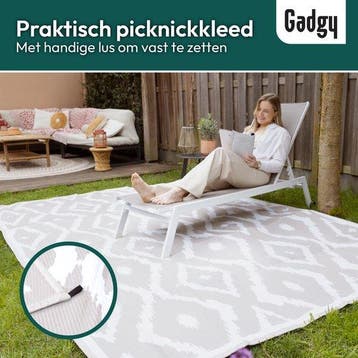 2dekans | Gadgy Buitenkleed XXL - Vloerkleed Buiten 300x200, Ophalen of Verzenden, Zo goed als nieuw