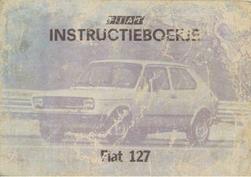 1978 Fiat 127 Instructieboekje Nederlands, Auto diversen, Handleidingen en Instructieboekjes, Verzenden