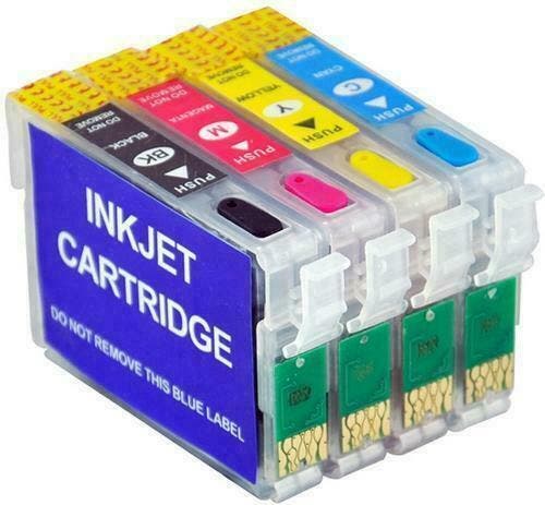 Hervulbare Cartridges  T1811 T1812 T1813 T1814 18XL Huismerk, Computers en Software, Printerbenodigdheden, Nieuw, Ophalen of Verzenden