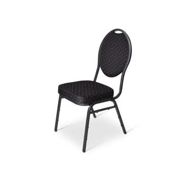 Stapelstoel MILO stalen frame en foam rug en zitting Zwar..., Verzenden, Nieuw