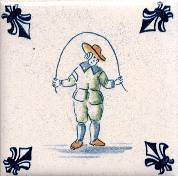 KLM Airline Business Class Delft Blue Tile Coaster - 75×75, Verzamelen, Beelden en Beeldjes, Zo goed als nieuw, Verzenden