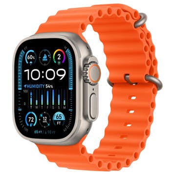 Refurbished Apple Watch Ultra 2 49 mm, Verzenden, IOS, Nieuw, Waterdicht